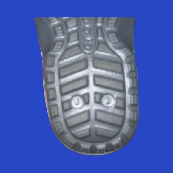 Little Kids Blue Camo Crocs CLASSIC LINED Crocband Clog Size J 2 - Picture 7 of 7